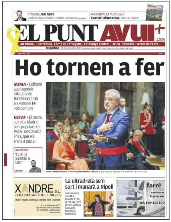 el punto hoy 18 junio portada el punto hoy 18 junio portada