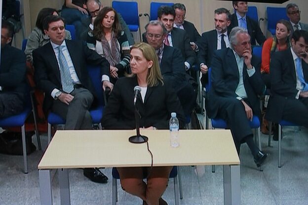 infanta Cristina efe infanta Cristina efe