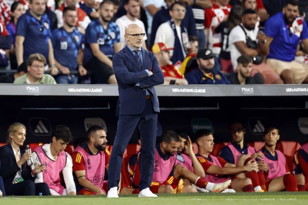 Luis de la Fuente España Croacia EFE Luis de la Fuente España Croacia EFE
