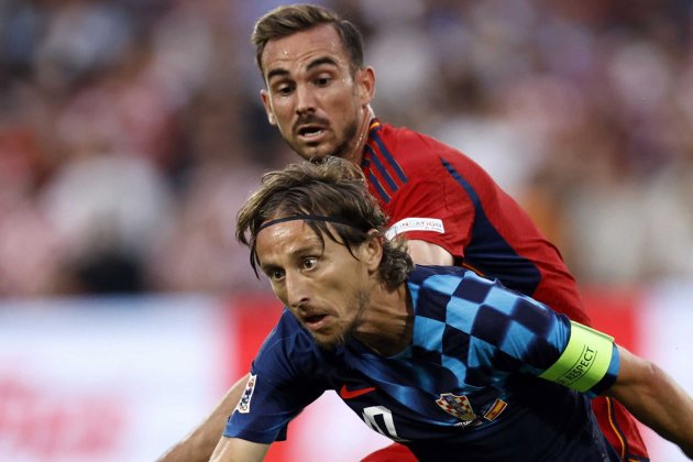 Modric Fabián España Croacia EFE