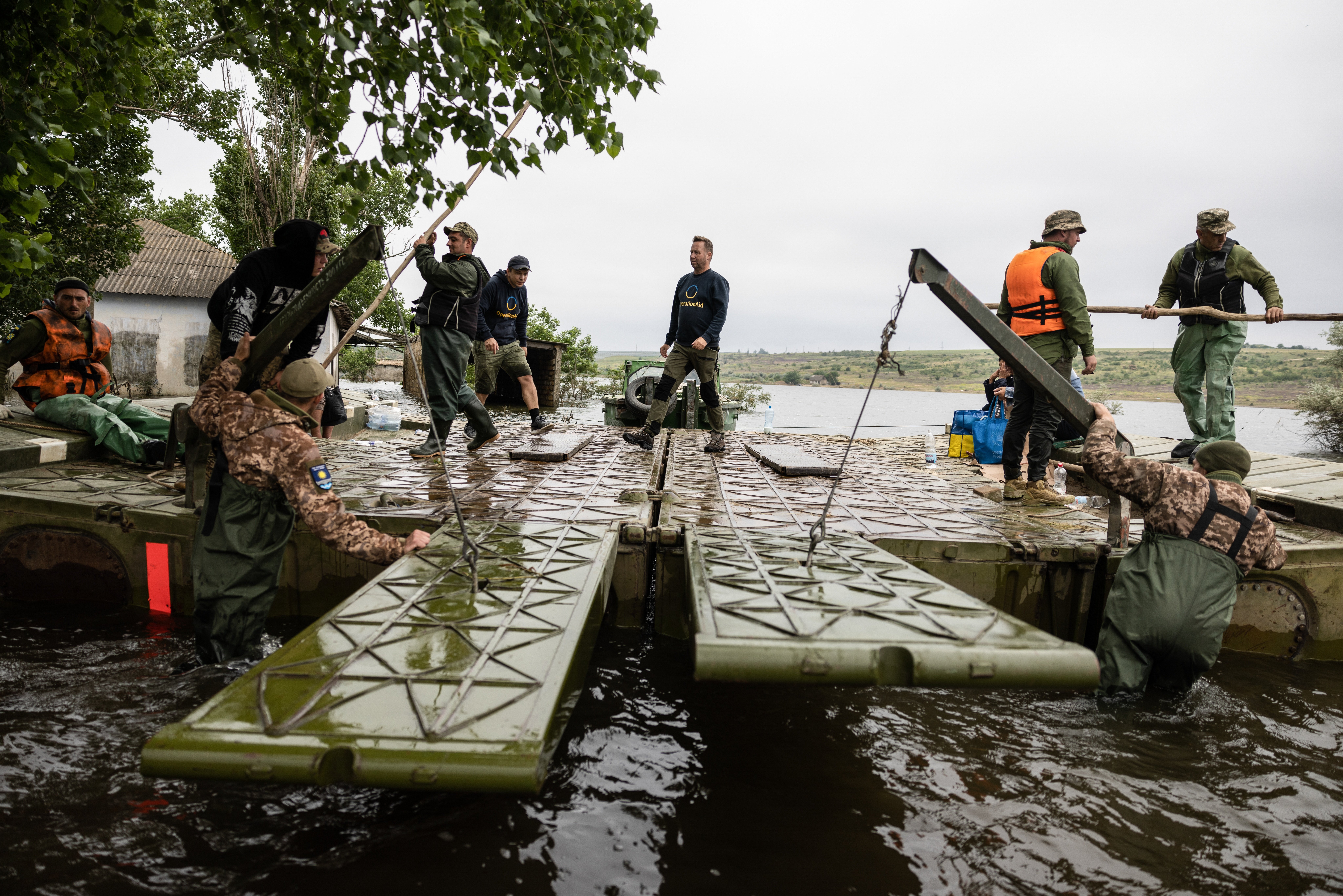 Moscou bloqueja l'ajuda humanitària a les zones afectades pel trencament de la presa de Kakhovka