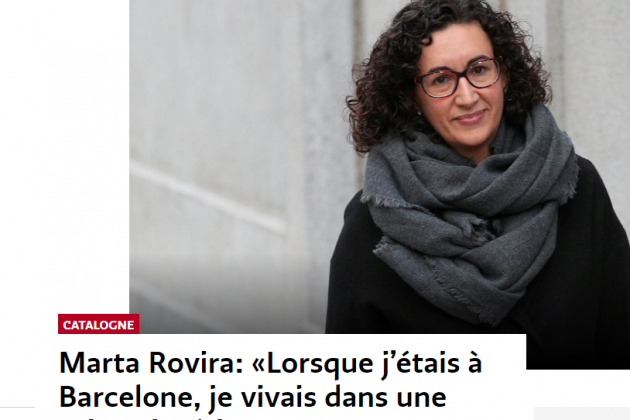 Marta Rovira Le Temps