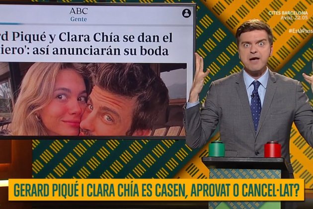 Marc Giró Gerard Piqué Clara Chía TV3