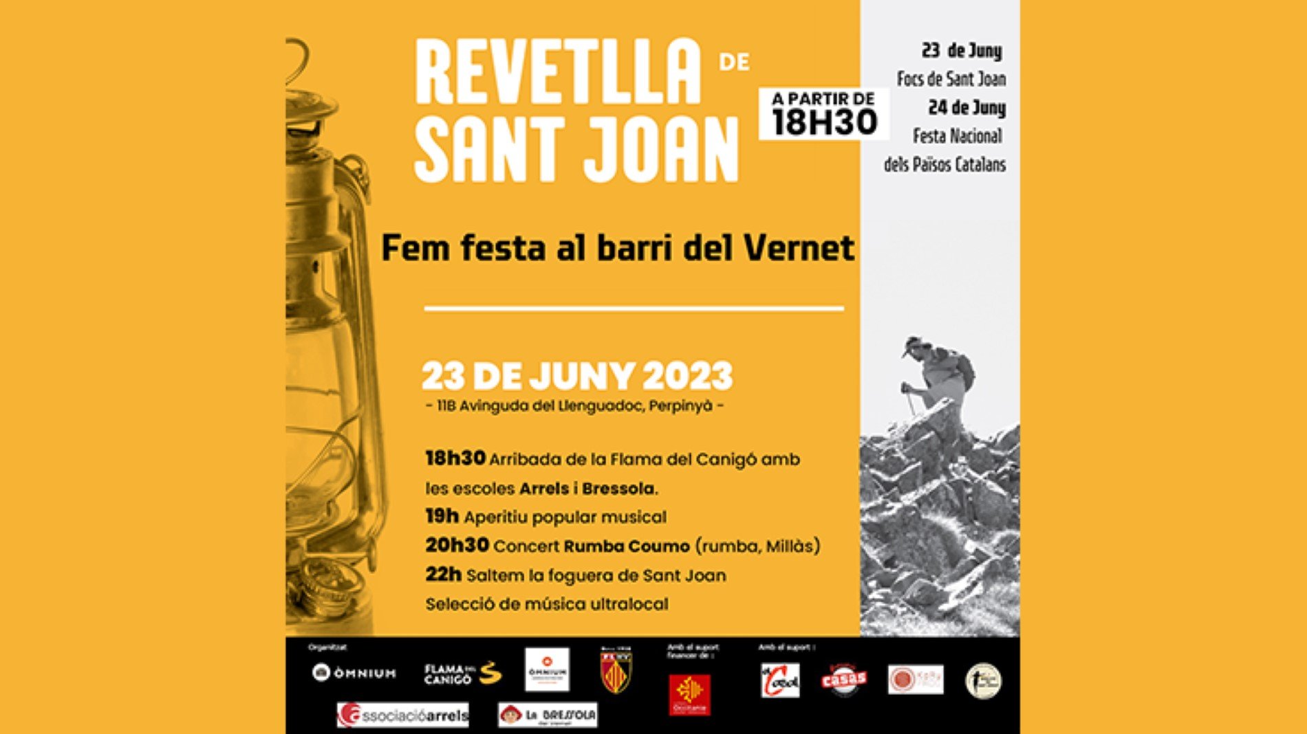 L'Ajuntament de Perpinyà finalment permetrà les celebracions de Sant Joan d'entitats catalanistes