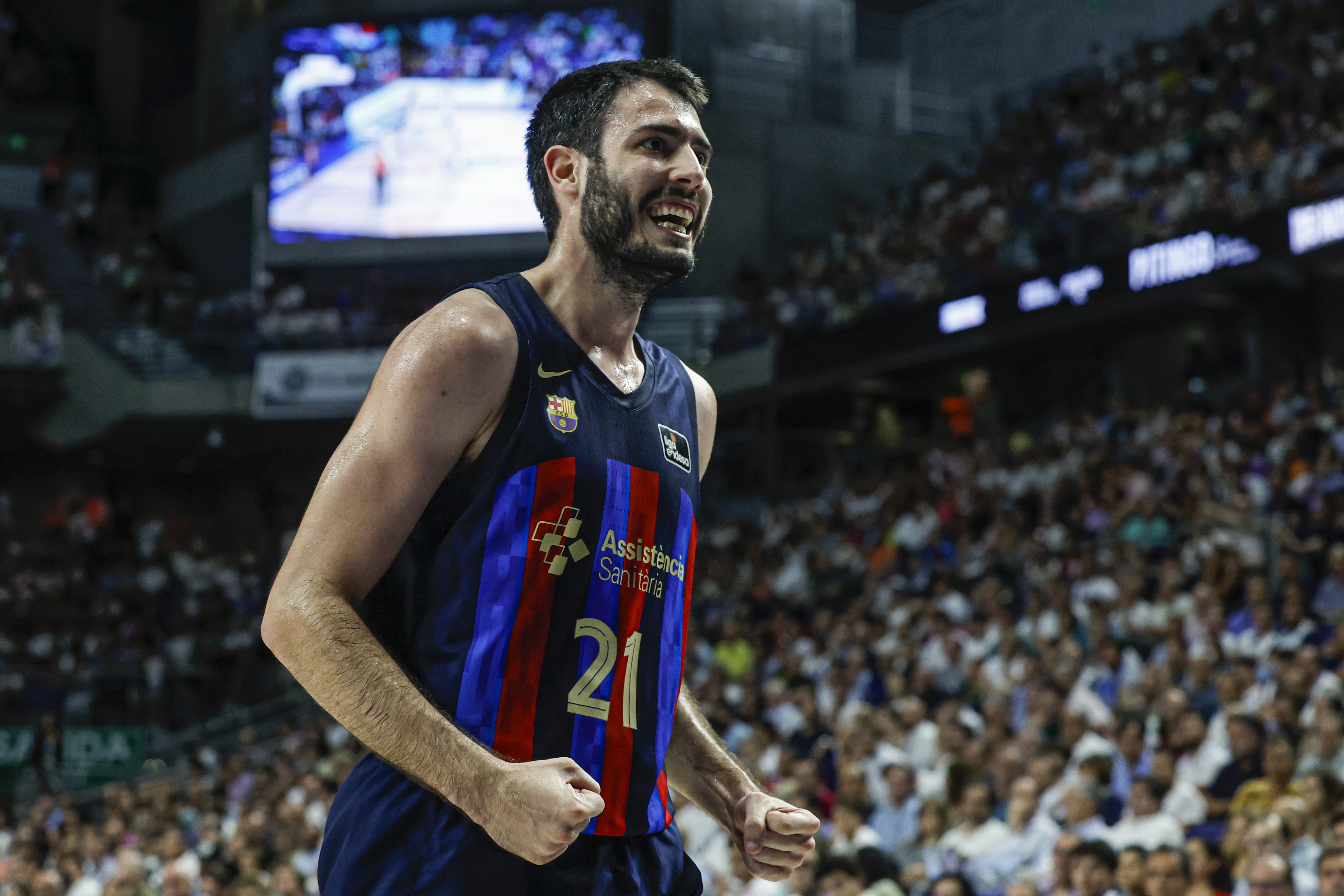 Barça's third straight win over Real Madrid (82-93) seals basketball league triumph