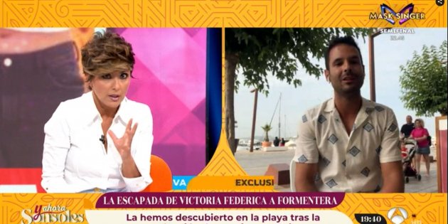 Sonsoles Ónega Victoria Federica en Formentera Antena 3