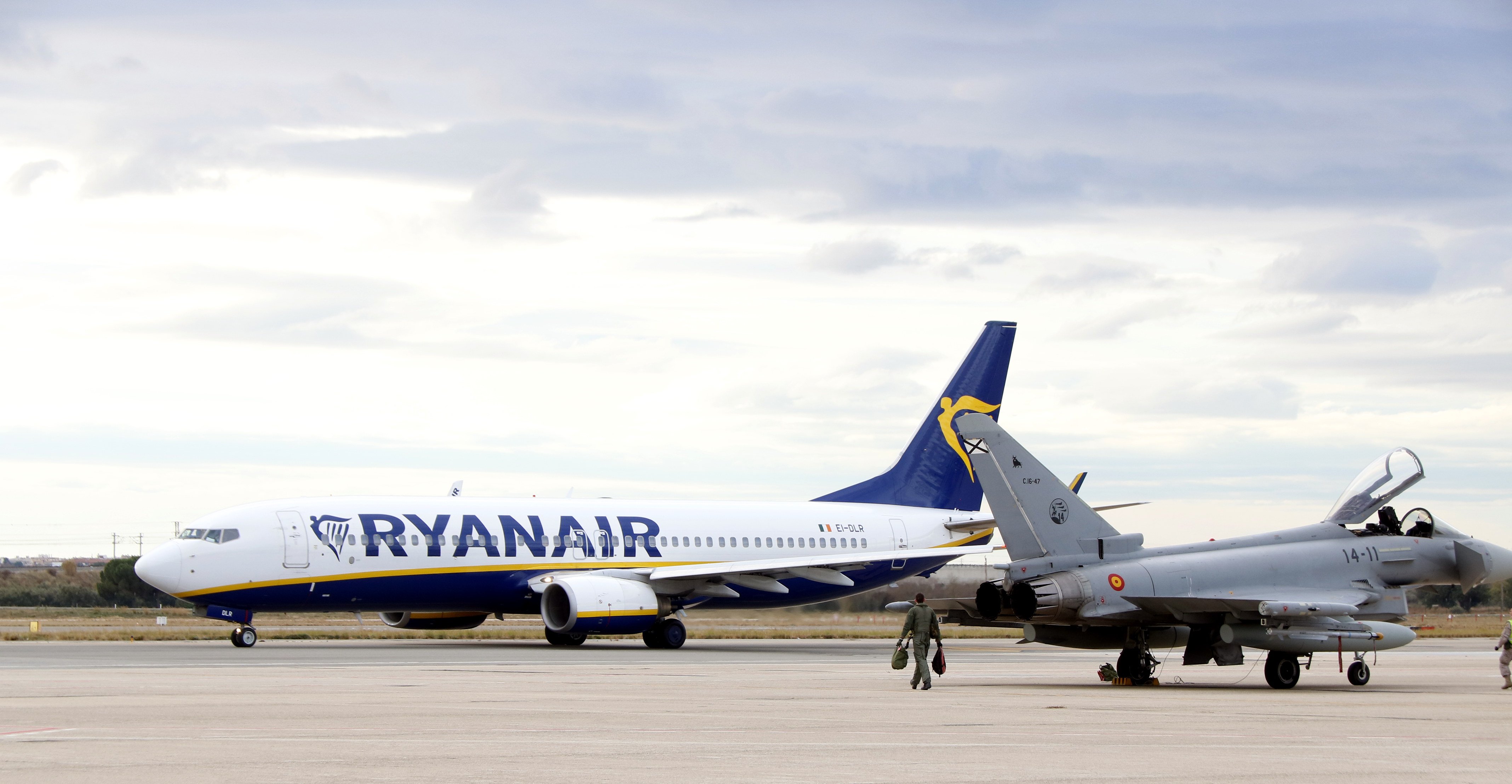 Fomento fija servicios mínimos de Ryanair del 59% para los vuelos estatales