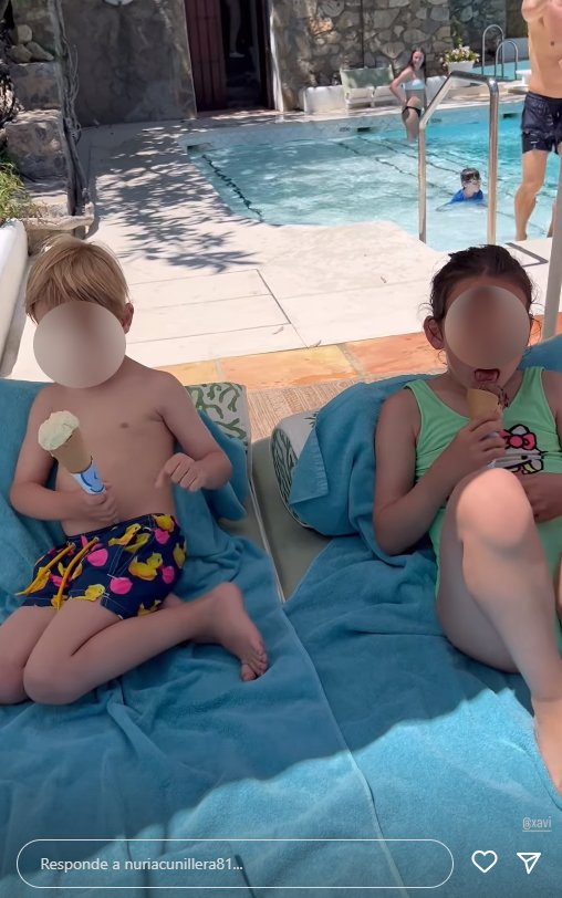 hijos Xavi helados Instagram