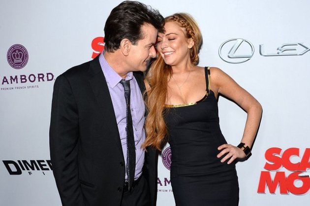 Charlie Sheen i Lindsay Lohan