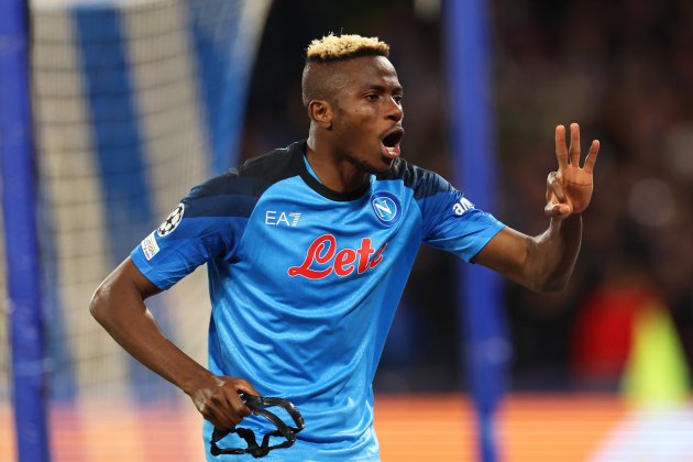 Victor Osimhen celebrando un gol con el Napoli / Foto: Europa Press