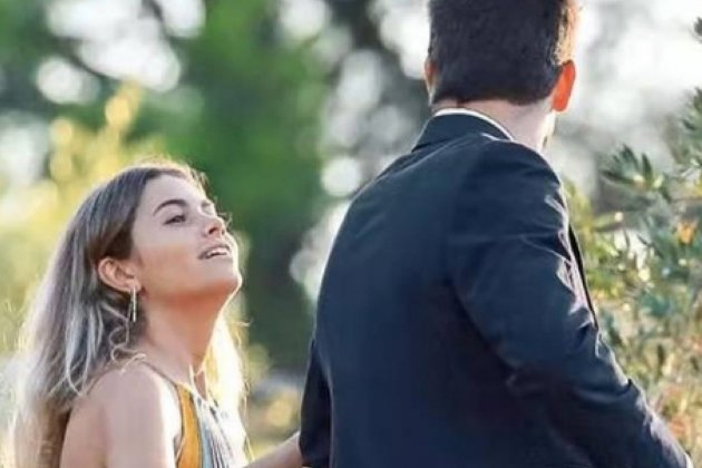 Clara Chía con Piqué Clara Chía con Piqué