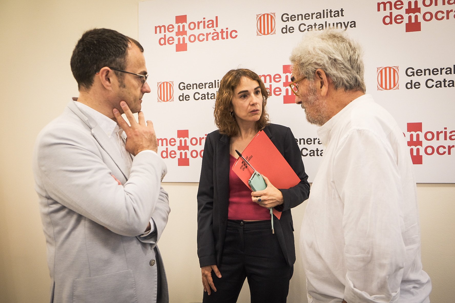 Alfons Aragoneses, Gemma Ubasart i Carles Vallejo. Foto: Carlos Baglietoo