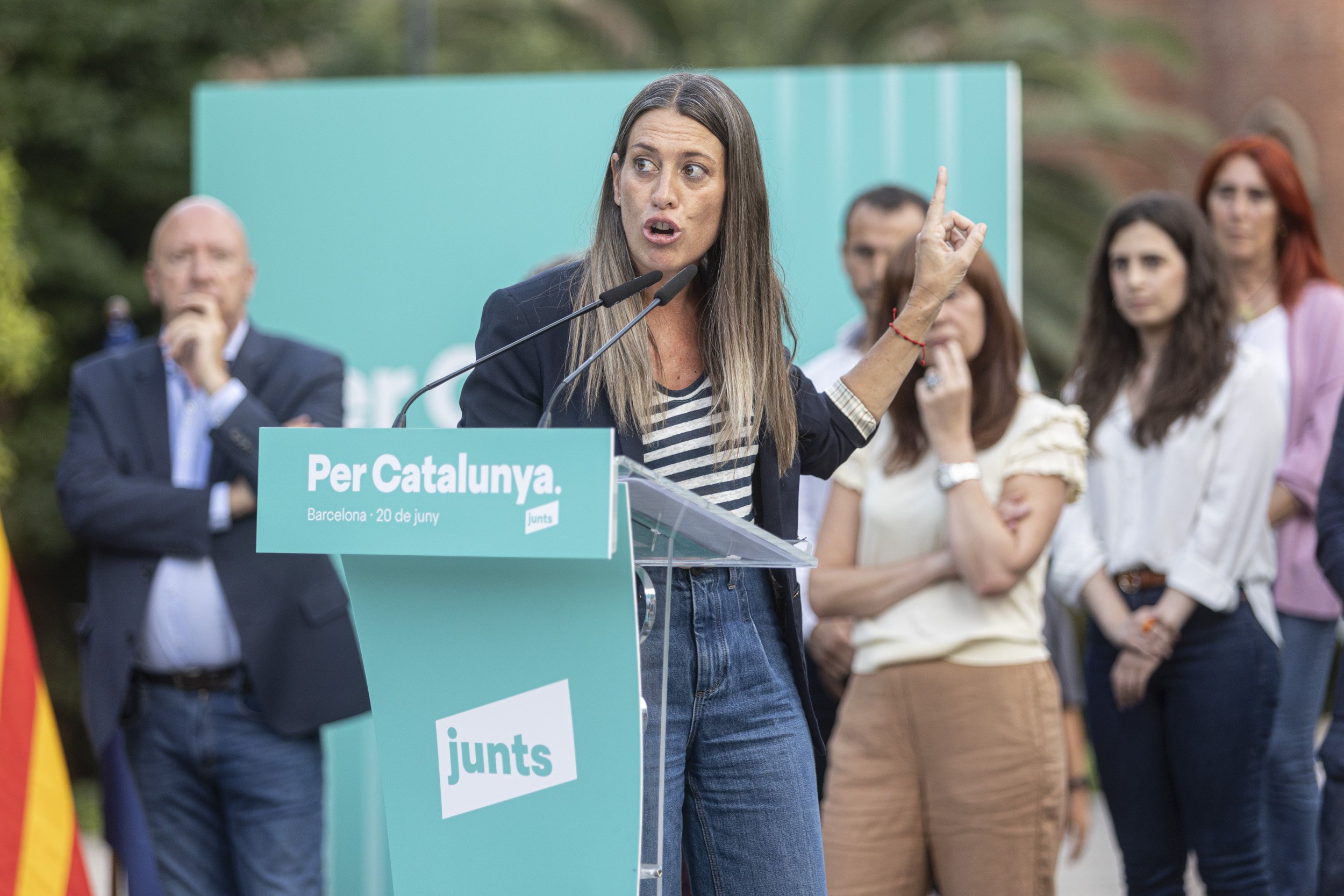 Míriam Nogueras, contundente: "Gobierne quien gobierne en el Estado, se intenta españolizar Catalunya"