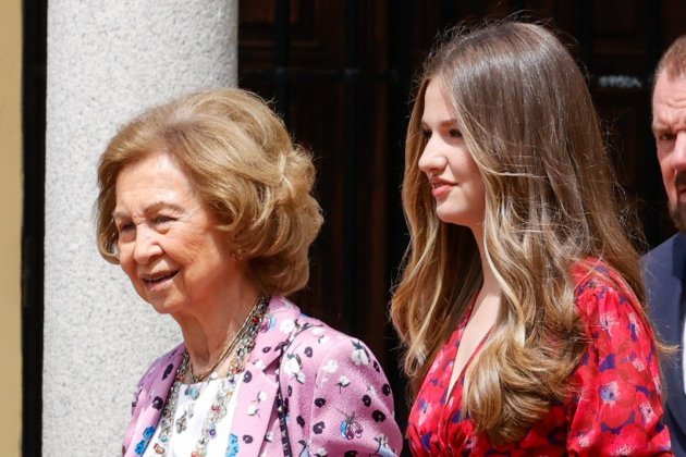 reina Sofia y Leonor GTRES reina Sofia y Leonor GTRES