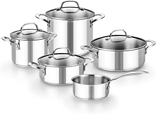 bateria cocina 5 piezas aluminio