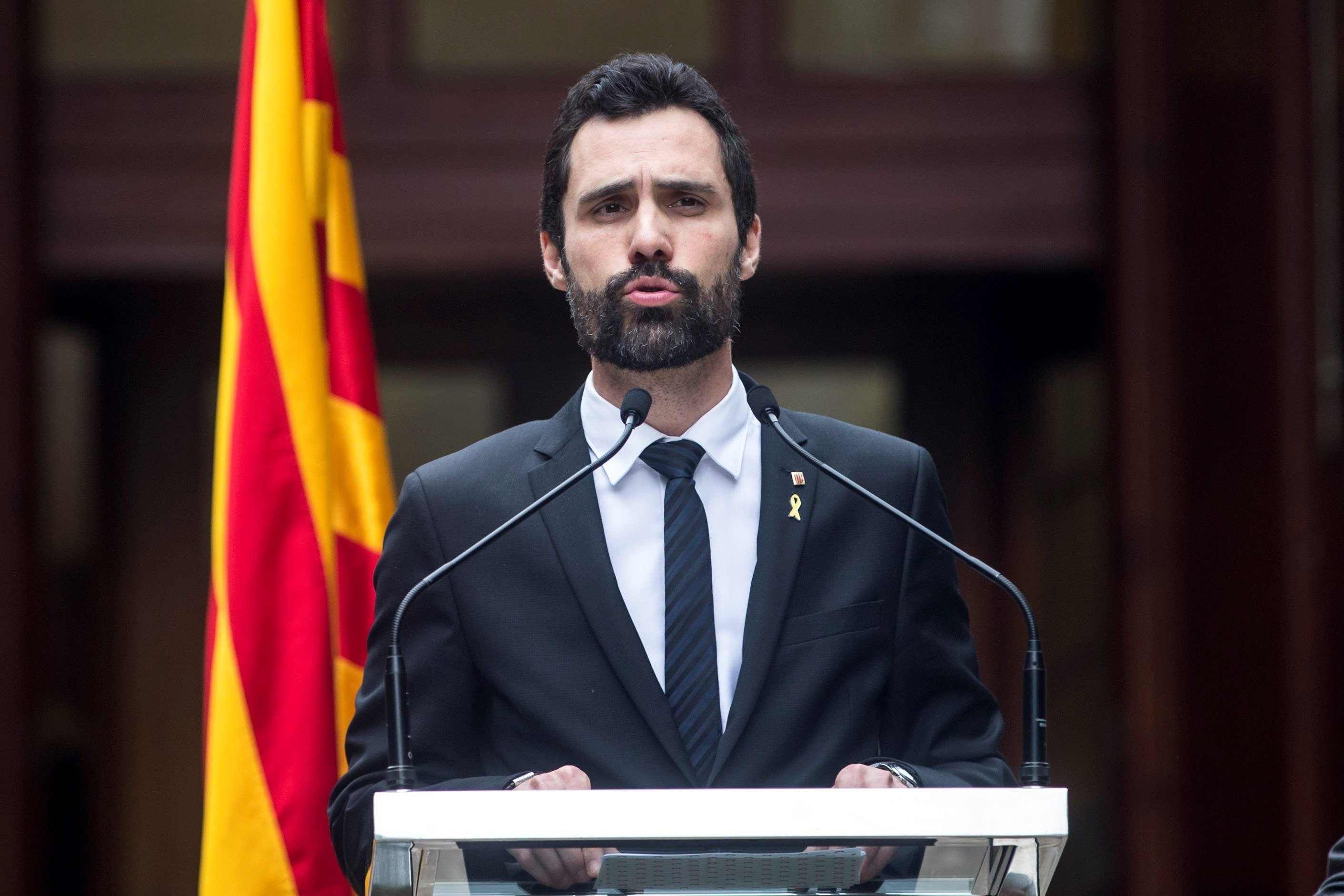 Torrent: "To implement the Catalan Republic, we're ready to risk all we have"