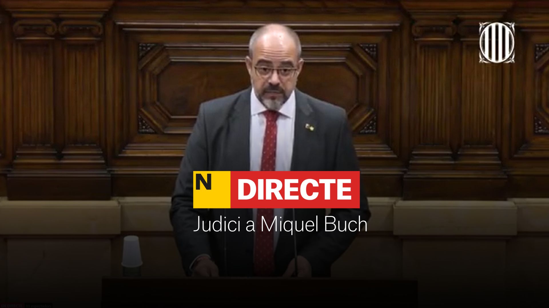 Juicio a Miquel Buch por poner escolta a Puigdemont, DIRECTO