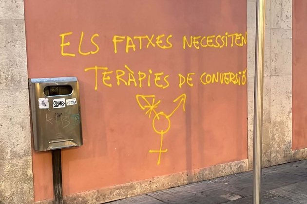 Vox Tarragona pintada