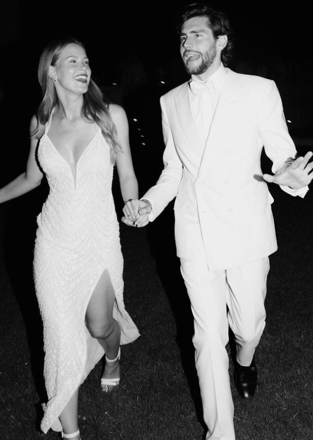 Melanie y Álvaro se casan de blanco, Instagram Melanie y Álvaro se casan de blanco, Instagram