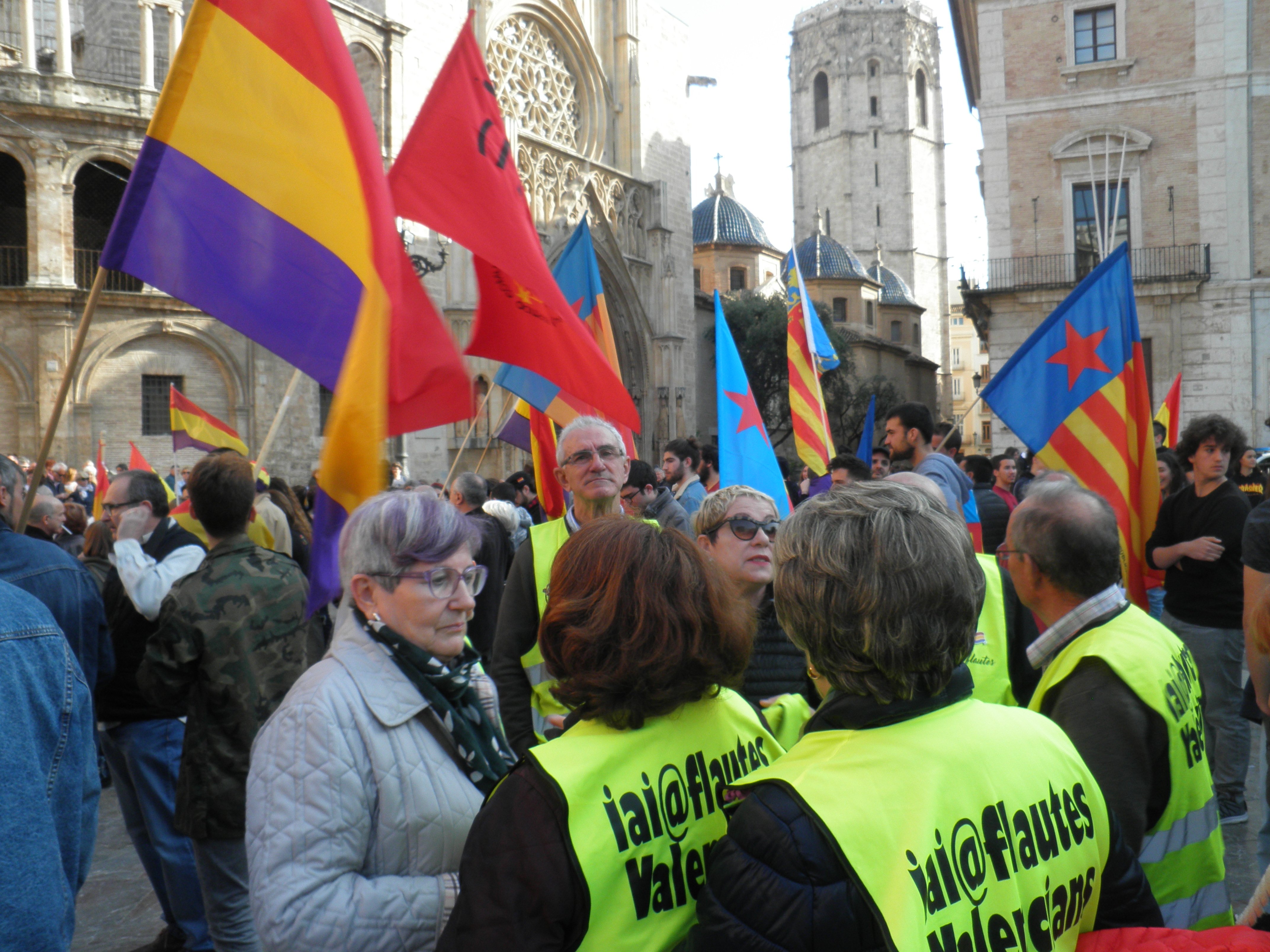 Concentració republicana a València per la sobirania dels pobles