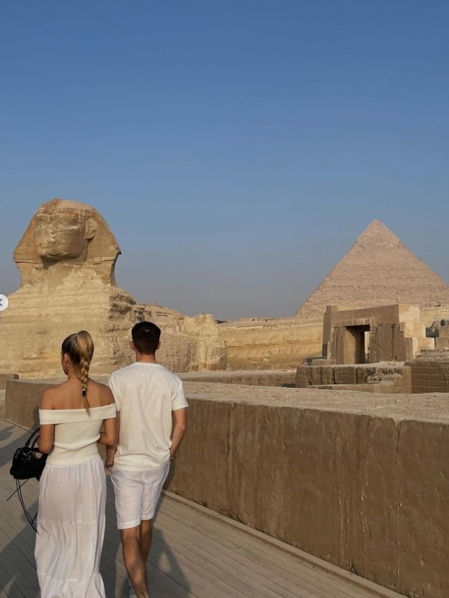 Maria i Màriuds Guardiola en Egipto, Instagram Maria i Màriuds Guardiola en Egipto, Instagram