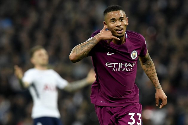 Gabriel Jesus celebracio Manchester City Tottenham   EFE