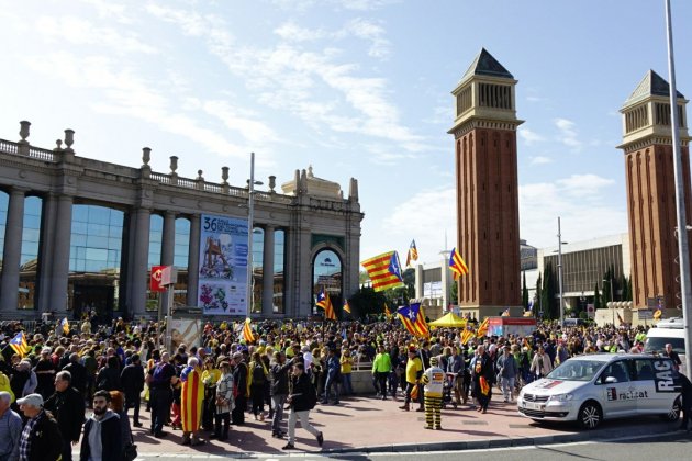 plaza Espanya manifestación presos Roberto Lázaro