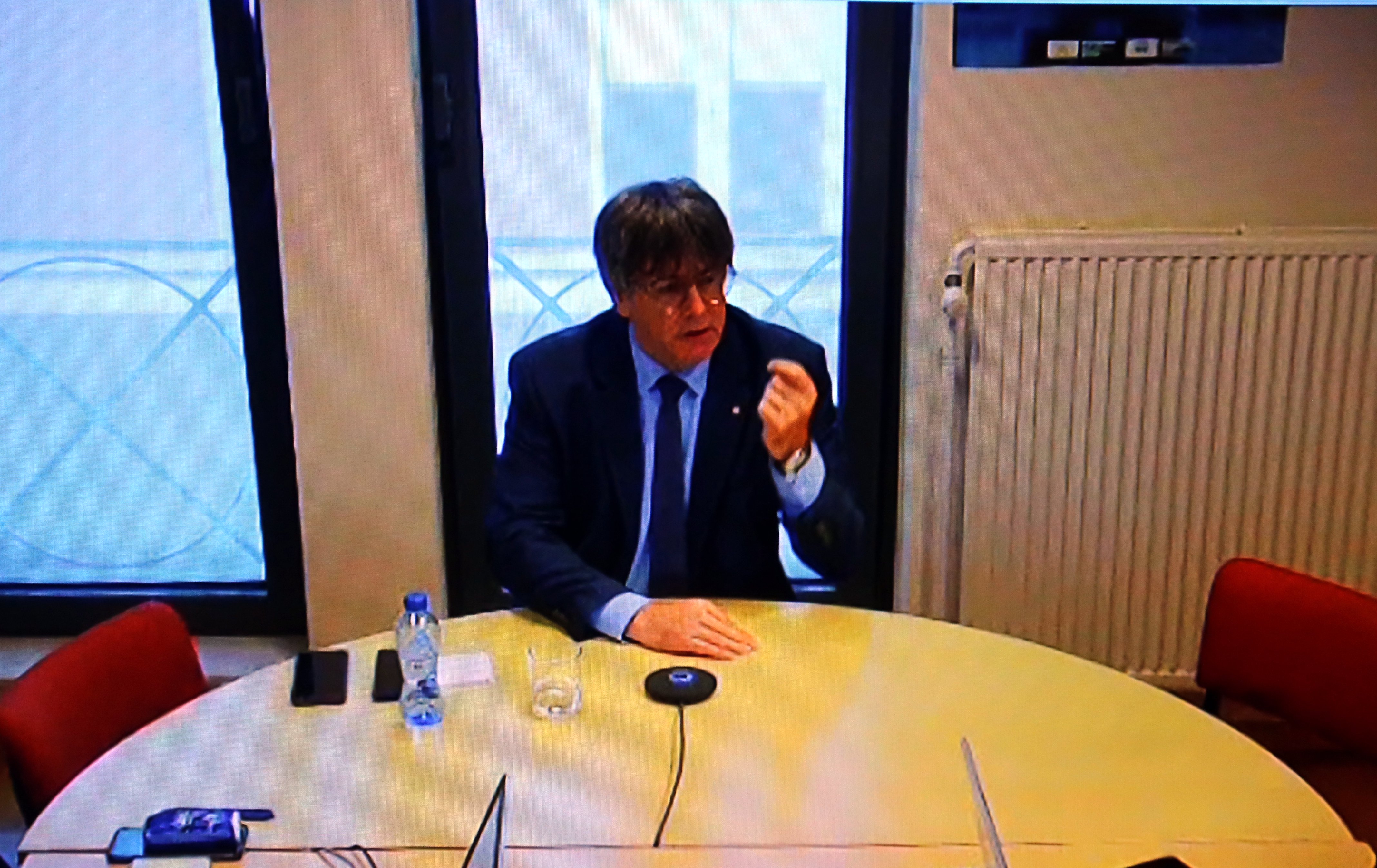 Puigdemont testifies before Spanish judge: "I had no bodyguard, the state illegally prevented it"