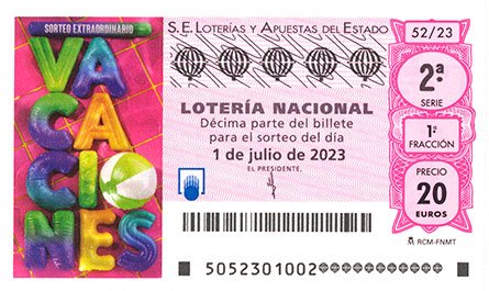 Loteria Nacional dissabte 1 juliol Loteria Nacional dissabte 1 juliol