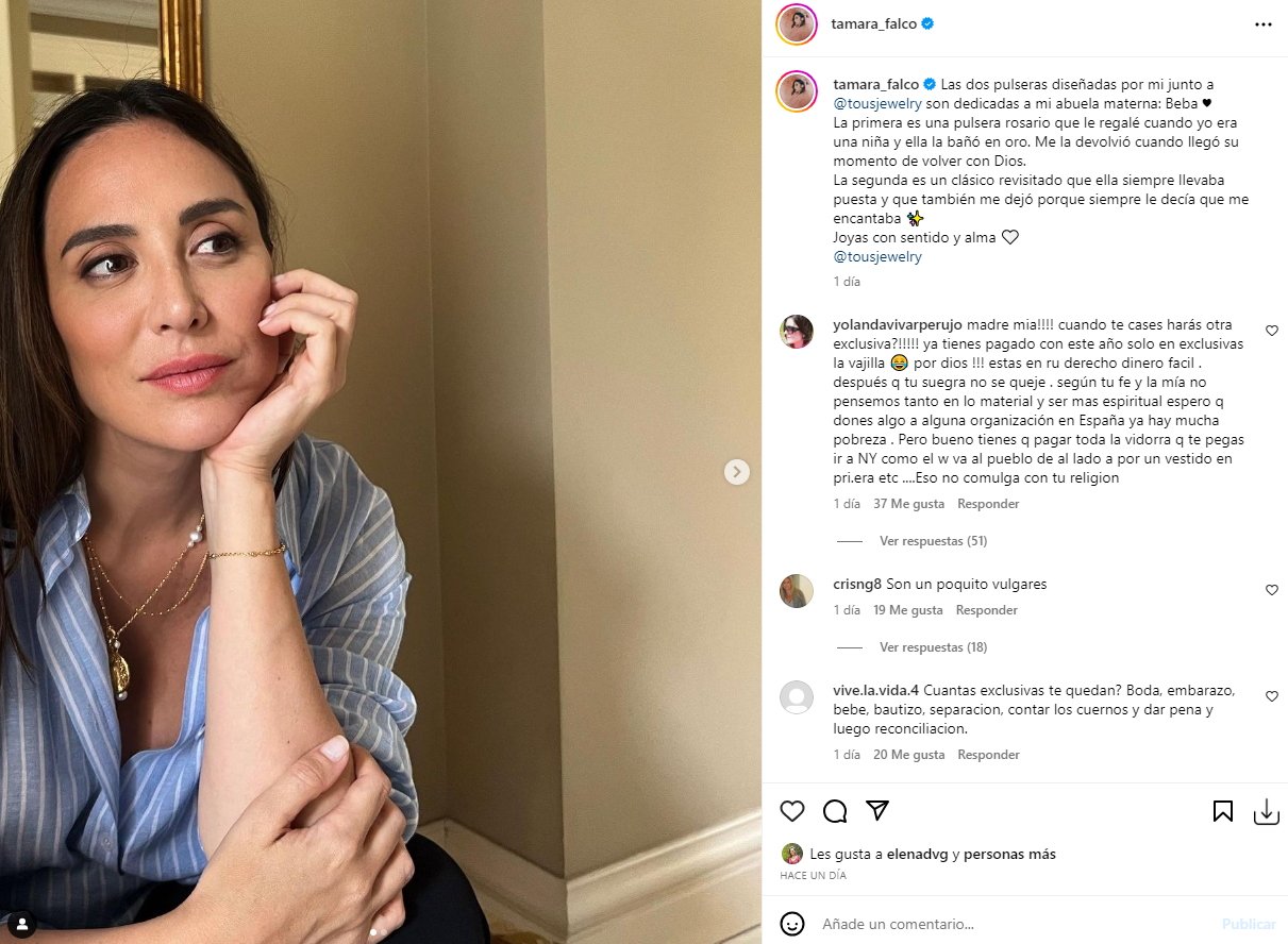 Tamara Falcó joyas IG Tamara Falcó joyas IG