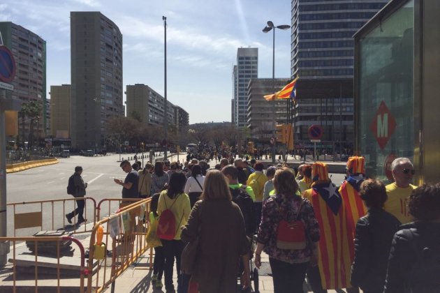 Estación de Sants manifestación presos políticos David González 3
