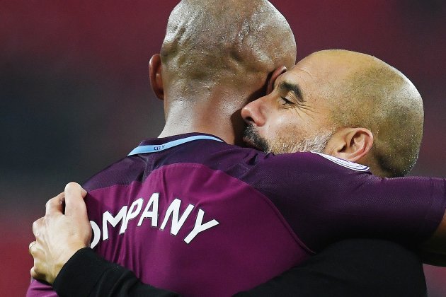Pep Guardiola Vincent Kompany City EFE