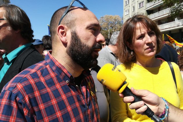 Amase y Paluzie manifestación presos Alba Domingo