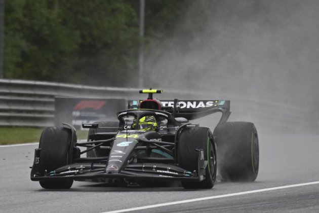 Lewis Hamilton GP Austria lluvia / Foto: EFE