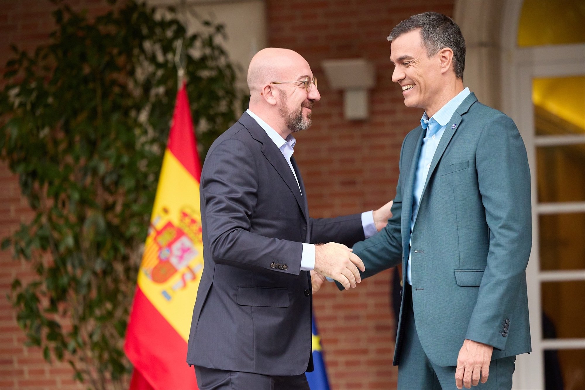 Pedro Sánchez i Charles Michel fixen les prioritats de la presidència espanyola de la UE