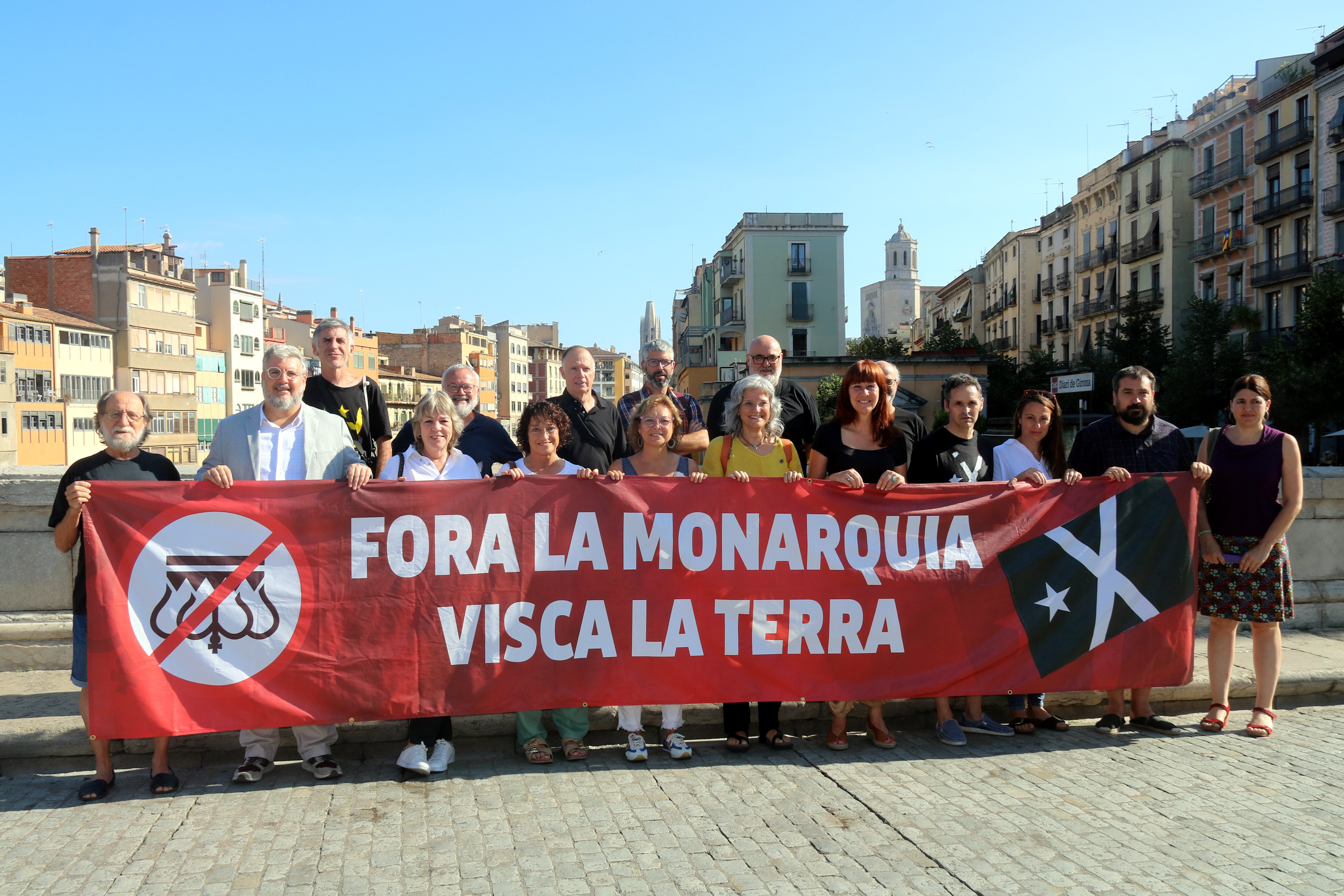 Llamamiento independentista: hacer de la visita de Felipe VI una "confrontación pacífica" contra la Corona