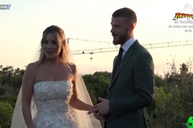 David De Gea Edurne boda grúa|grulla La Sexta David De Gea Edurne boda grúa|grulla La Sexta