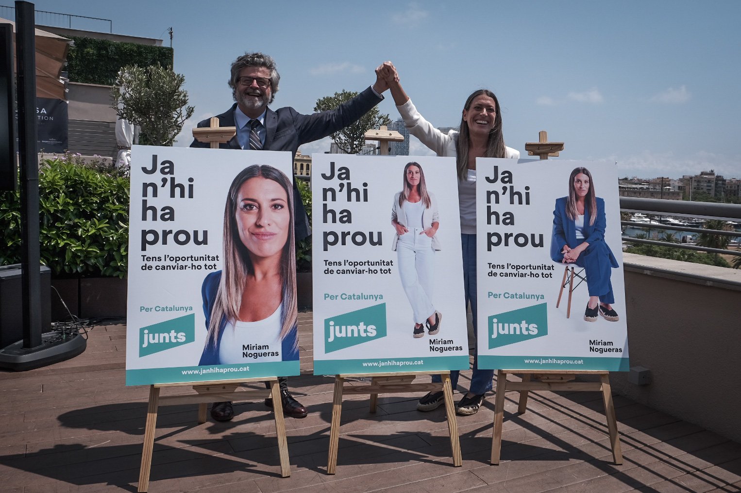 El "ja n'hi ha prou" de Junts, una crida a no regalar els vots a qui "no paga i espolia" Catalunya