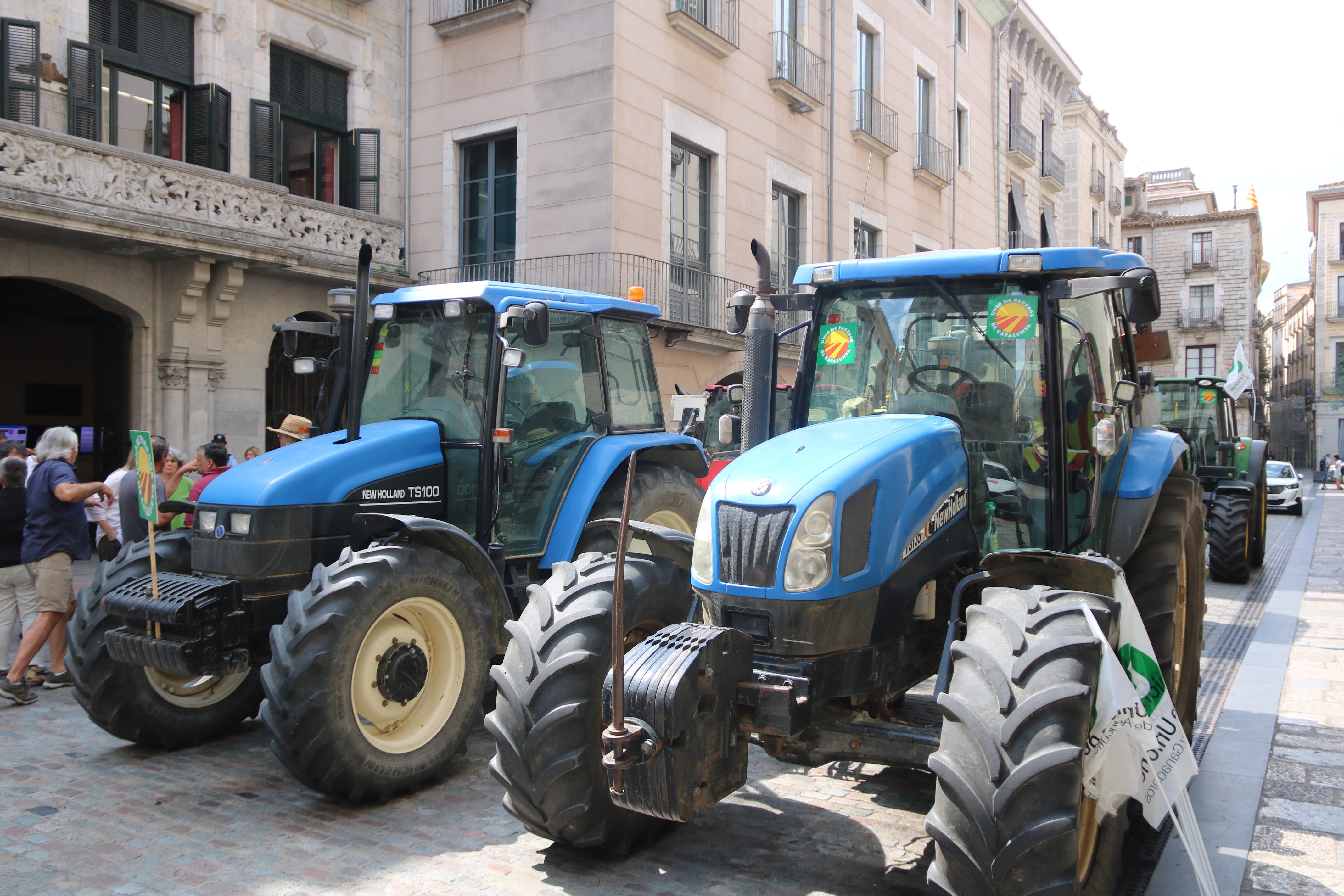 Tractorada Unio Pagesos Madrid, Girona / ACN