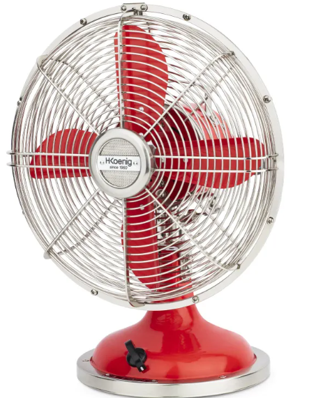 El ventilador retro arriba a Leroy Merlin