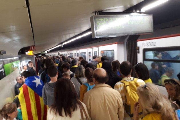metro manifestación 15 A