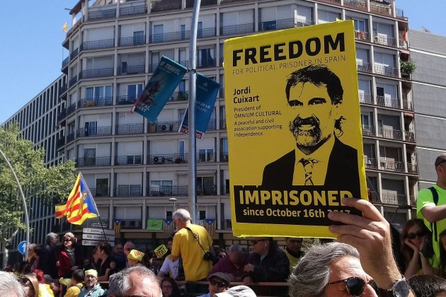 manifestación 15 A Jordi Cuixart Ferran Morillas