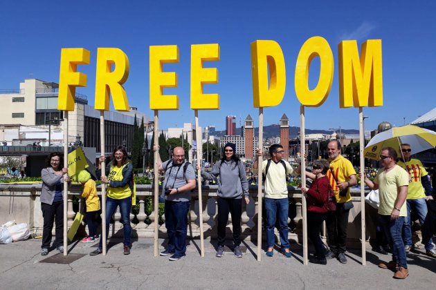manifestación 15 En pep de Vic