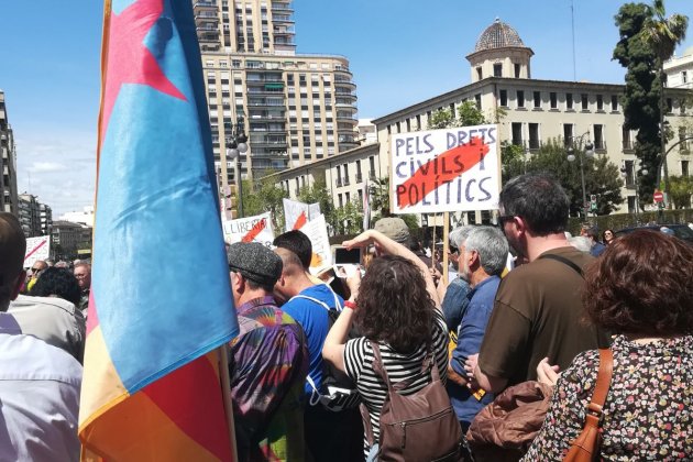 manifestación 15 A estelada|estrellas valenciana Victor Baeta valencia