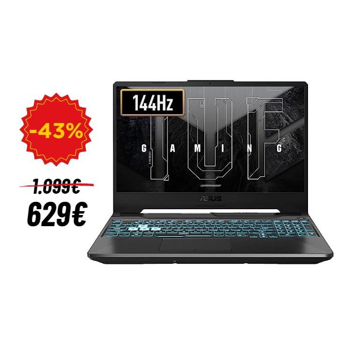 Amazon adelanta el Prime Day rebajando el Gaming de Asus un 43%: 144Hz y 16 GB de RAM