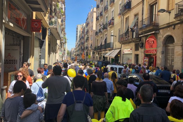 manifestación 15 En calles secundàris F Javier de San