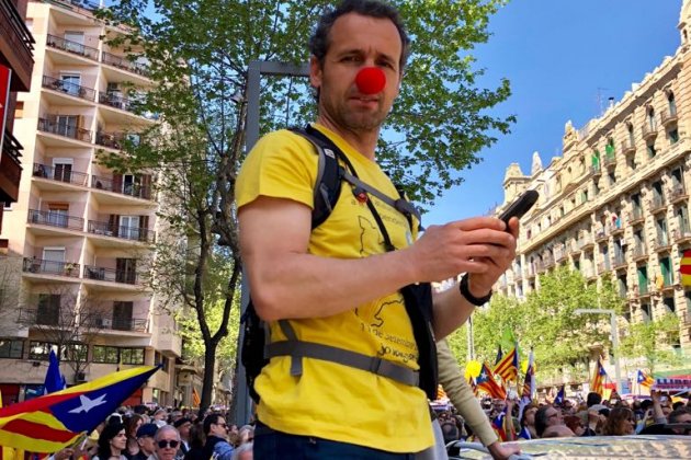manifestación 15 En narices payaso T EN Baucells