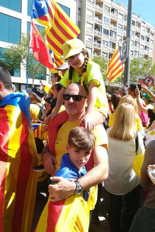 manifestación 15 A familias
