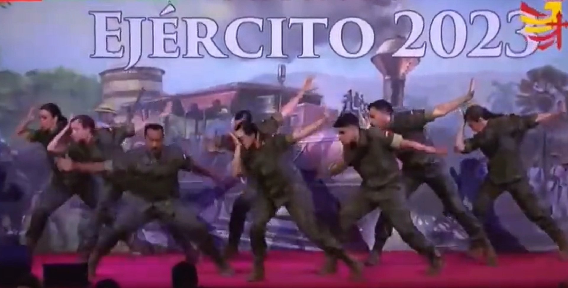 El ridículo y viral baile de los premios del Ejército que ha indignado a los militares