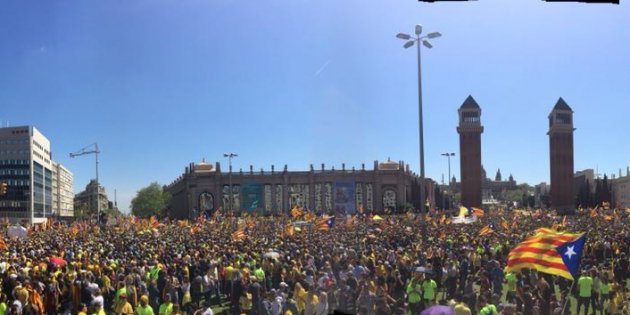 panoramica plaça espanya Claudia Manuel